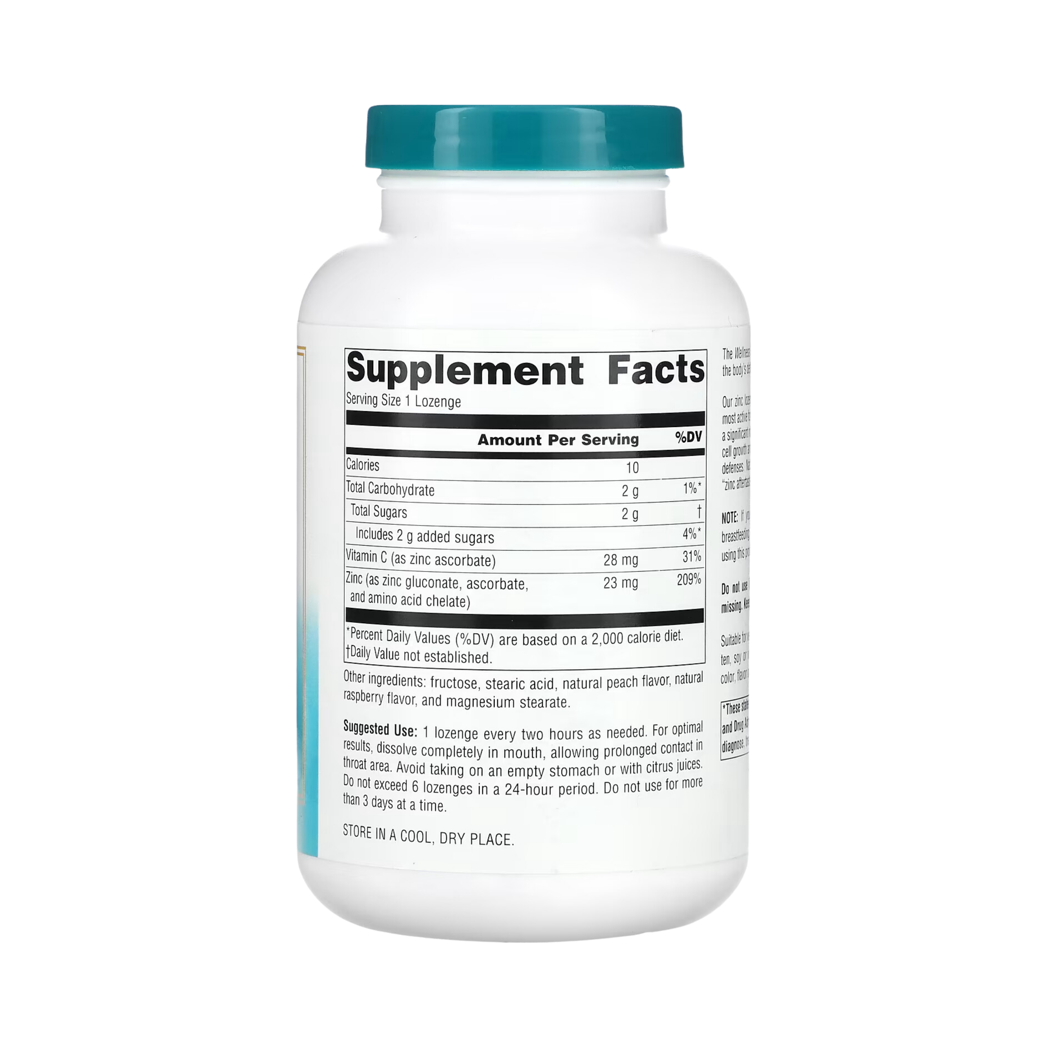 Source Naturals, Wellness Zinc Lozenges, 23 Mg, 60 Lozenge