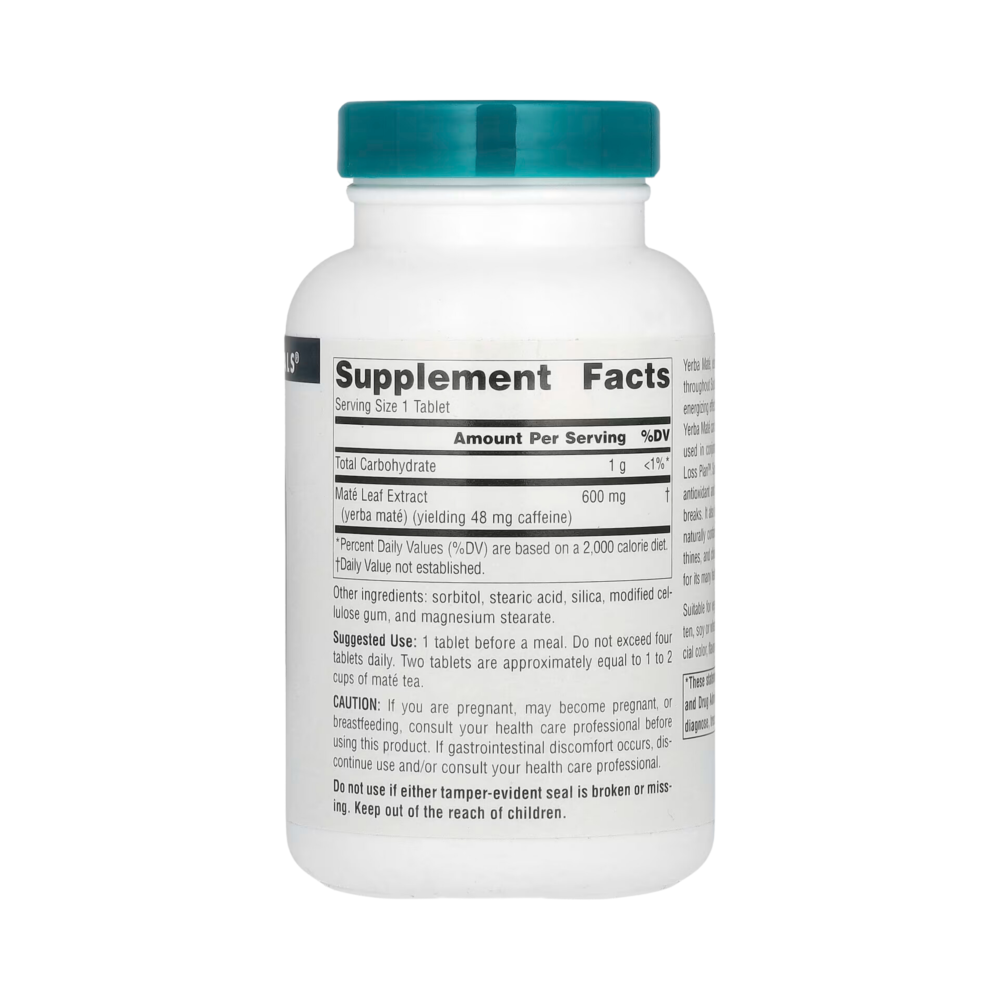 Source Naturals, Yerba Maté, 600 Mg, 90 Tablets