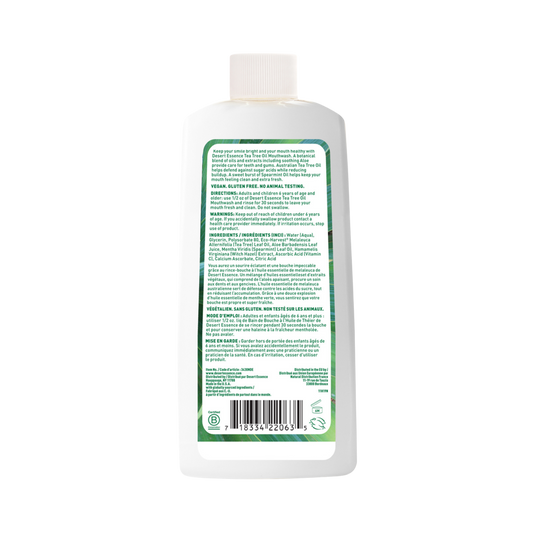 Desert Essence, Tea Tree Oil Mouthwash w/Spearmint, 8 Fl Oz
