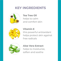 Derma E, Tea Tree and Vitamin E Relief Cream, 4 Oz