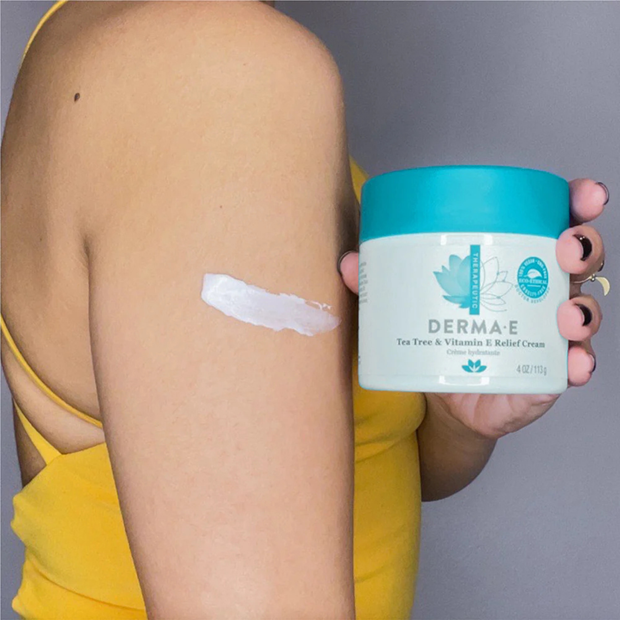 Derma E, Tea Tree and Vitamin E Relief Cream, 4 Oz