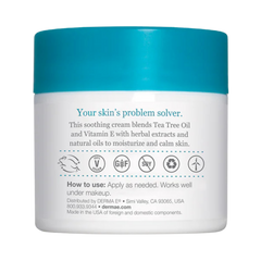 Derma E, Tea Tree and Vitamin E Relief Cream, 4 Oz