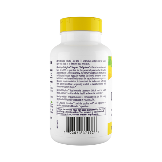 Healthy Origins, UBIQUINOL, Active From Of COQ10, Vegan 100 Mg, 150 Veggie Caps