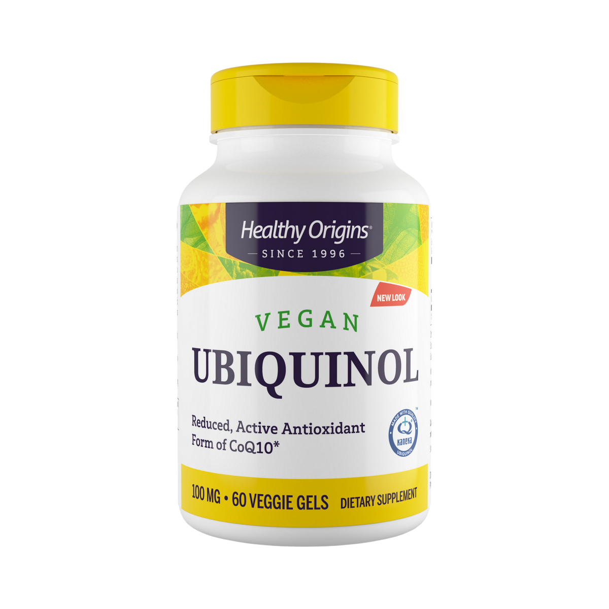 Healthy Origins, UBIQUINOL, Active From Of COQ10, Vegan 100 Mg, 60 Veggie Caps