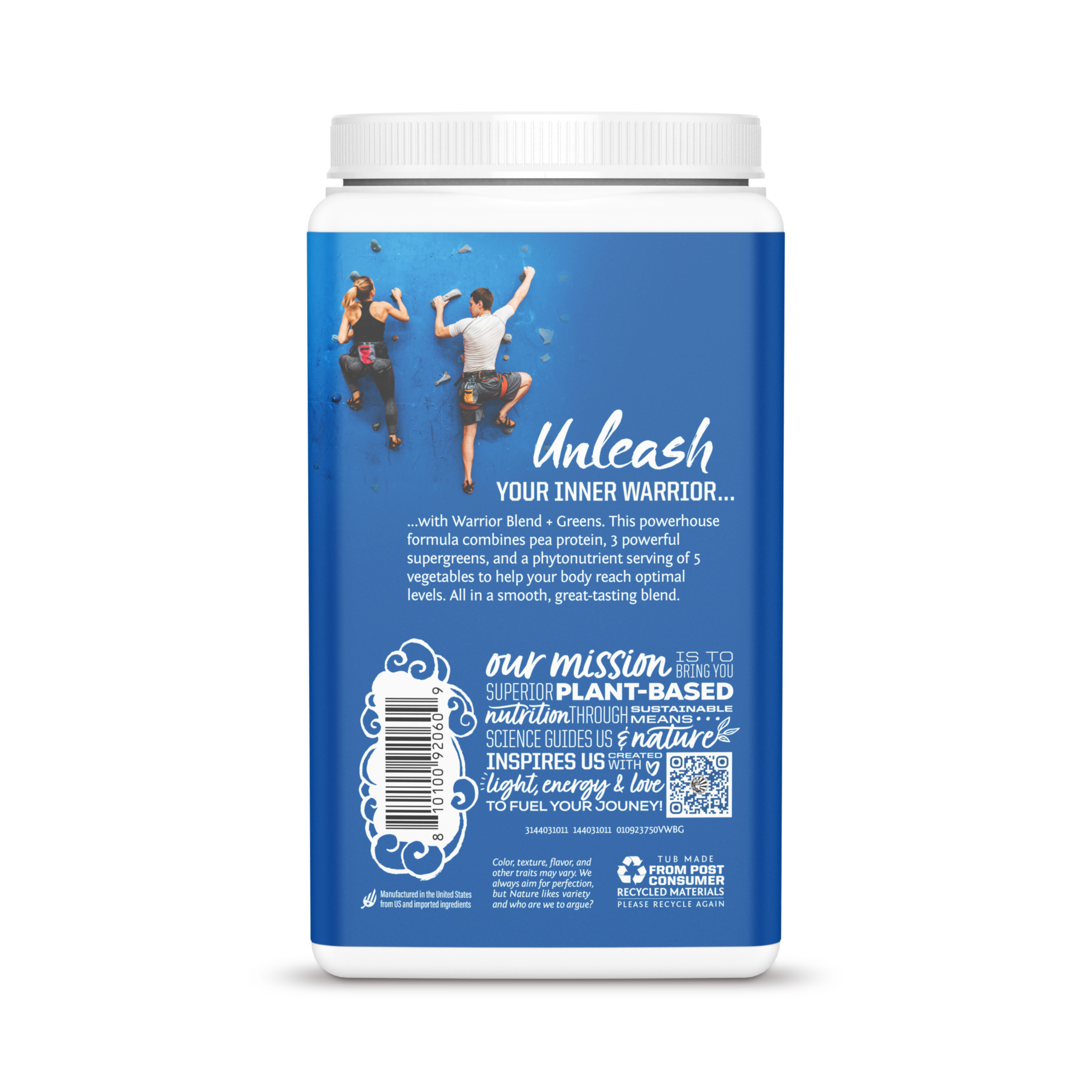 Sunwarrior, Warrior Blend, Protein + Greens, Vanilla, 750 g