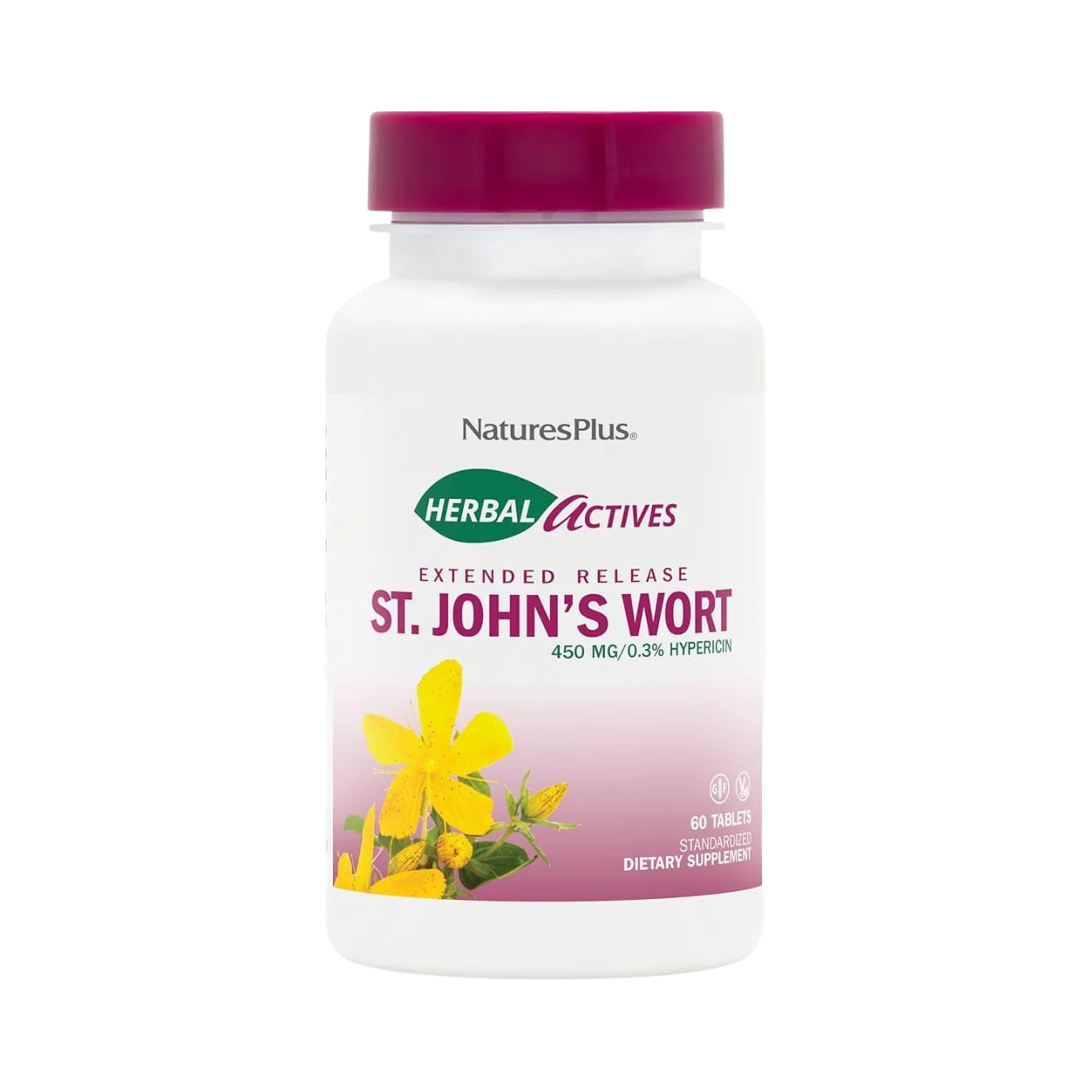 NaturesPlus, Herbal Actives NutriZAC Mood Food, 90 Tablets