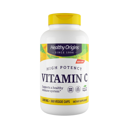 Healthy Origins, Vitamin C, 1000 Mg, Non-GMO, 360 Veggie Caps