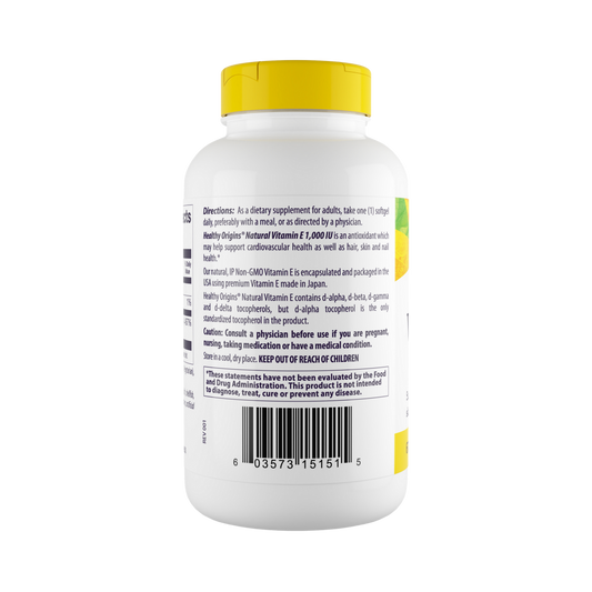 Healthy Origins, Vitamin E, 1000 IU, Natural MIxed Toco, 240 Softgels
