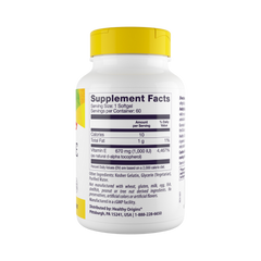 Healthy Origins, Vitamin E, 1000 IU, Natural MIxed Toco, 60 Softgels