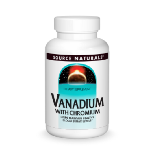 Source Naturals, Vanadium with Chromium, 180 Tablets