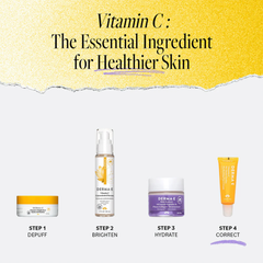 Derma E, Vitamin C Eye Cream, No Dark Circles Perfecting Cream, 0.5 Oz