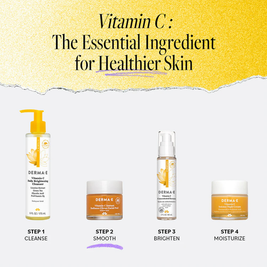 Derma E, Vitamin C Instant Radiance Citrus Facial Peel, 2 Oz
