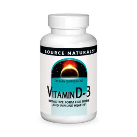 Source Naturals, Vitamin D-3, 1000 IU, 200 Tablets