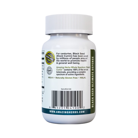 Amazing Herbs, Whole Spectrum, Black Seed, Ultimate Defense Formula, 100 Vegetarian Caps