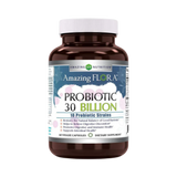 Amazing Flora, USDA Certified Organic Probiotic, 30 Billion 10 Strains, 60 Organic Tablets