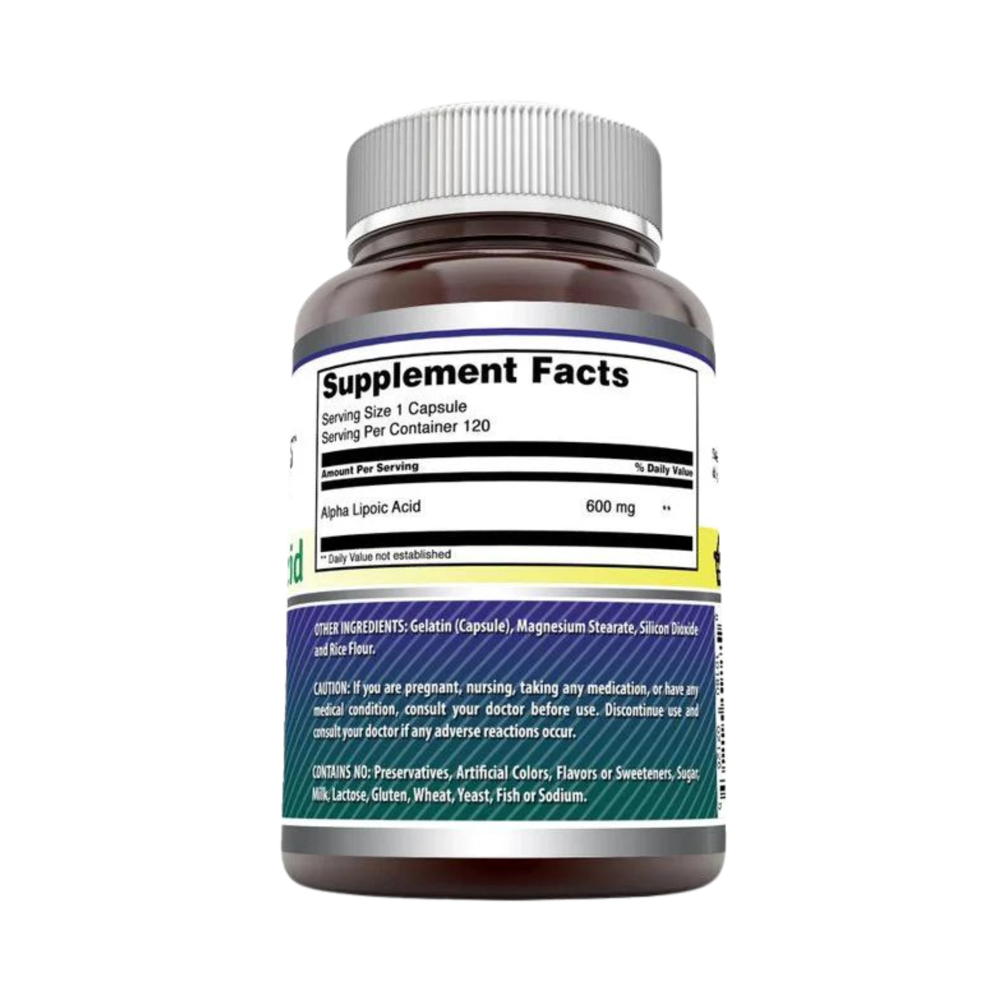 Amazing Formulas, Alpha Lipoic Acid, 600 mg, 120 Capsules