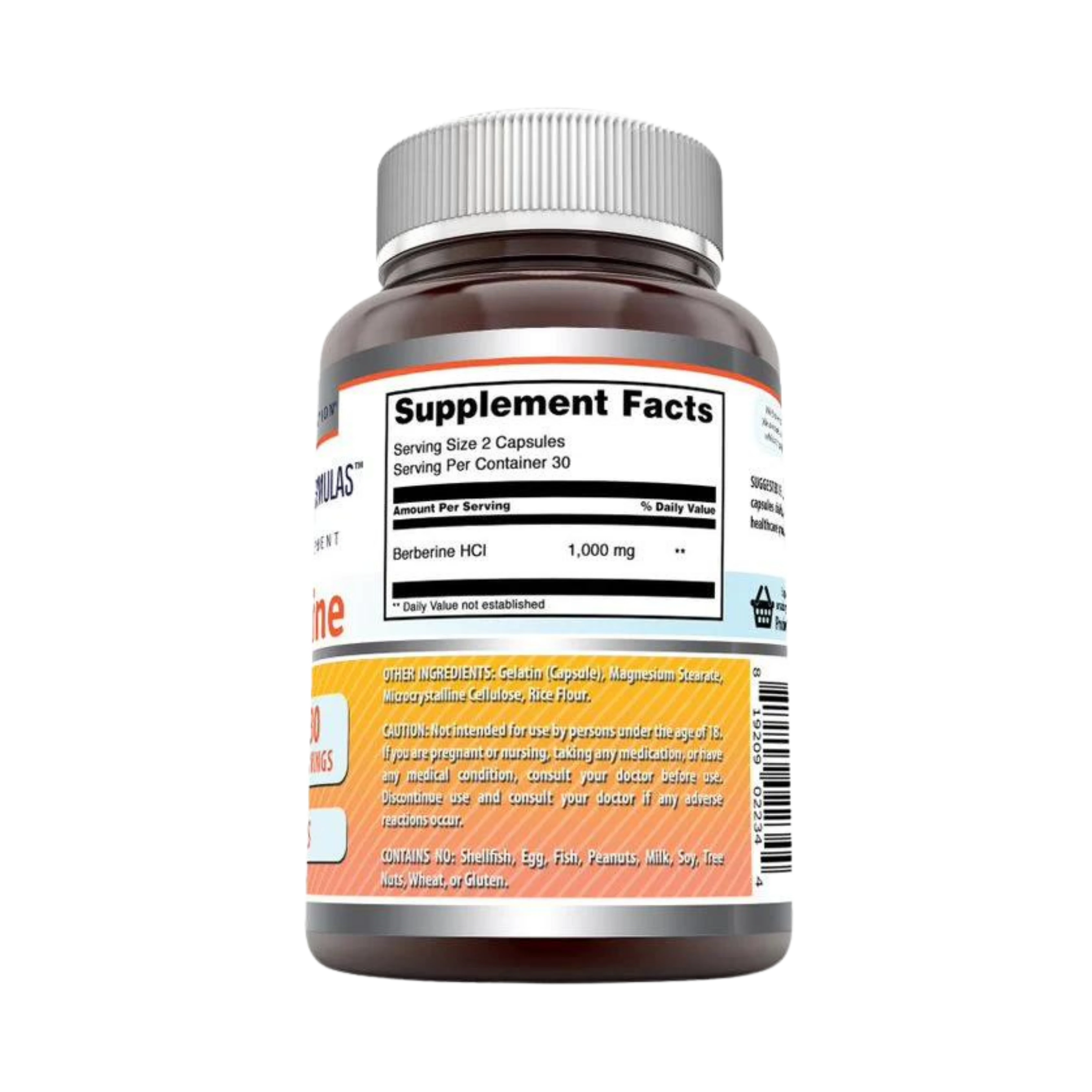 Amazing Formulas, Berberine, 1000 Mg, 60 Capsules
