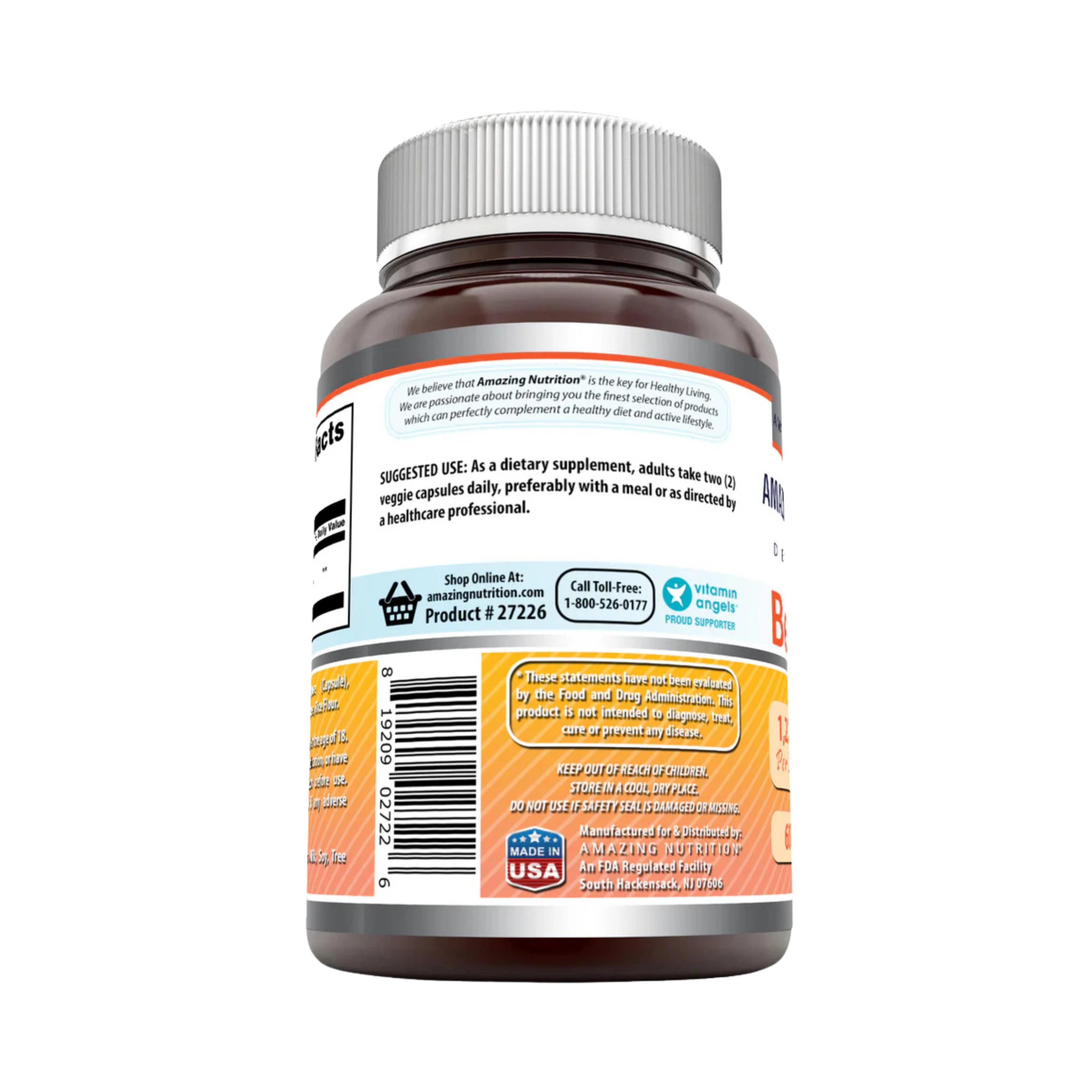 Amazing Formulas Berberine, 1200 Mg Per Serving, 60 Veggie Capsules