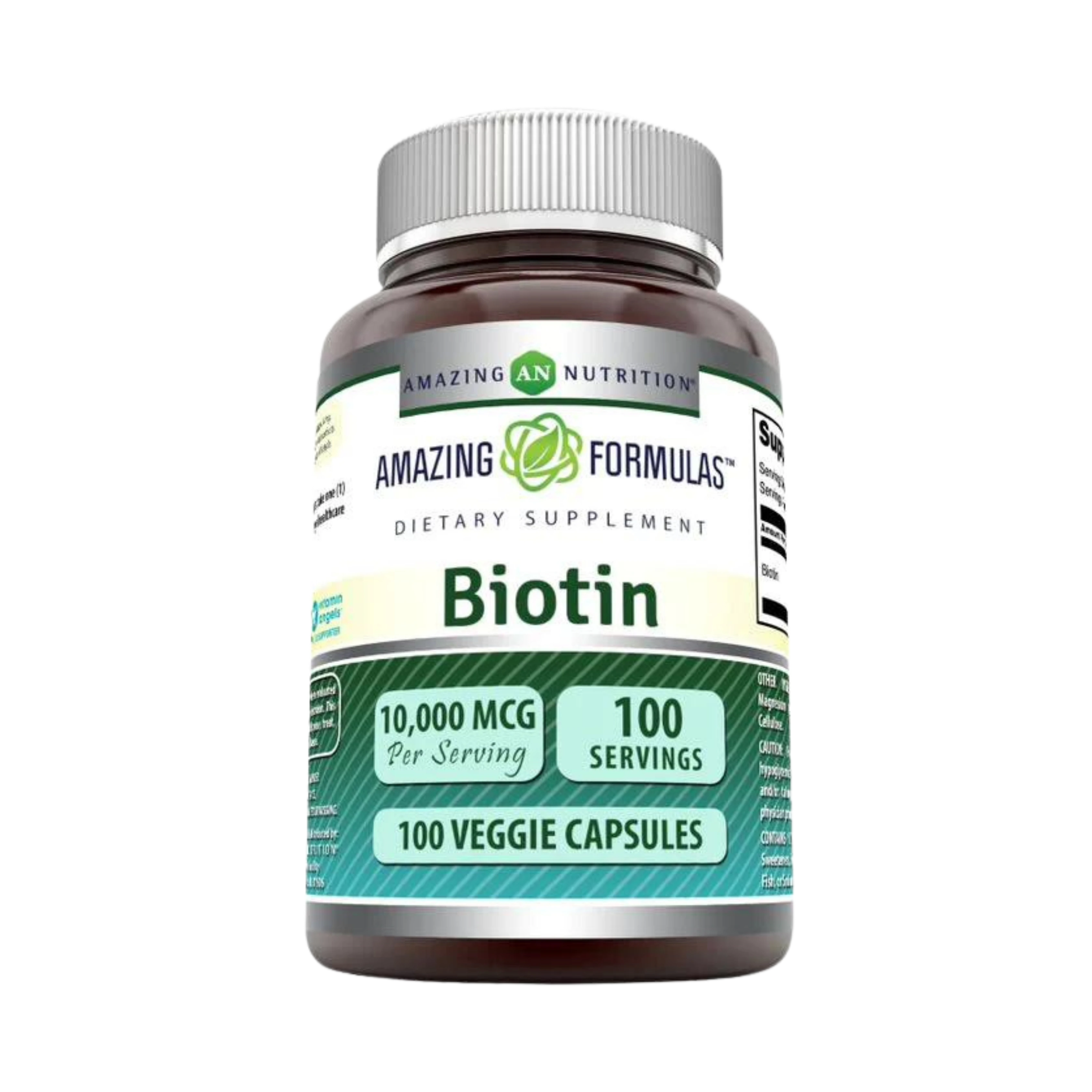Amazing Formulas, Biotin Supplement, 10,000 mcg, 100 Capsules