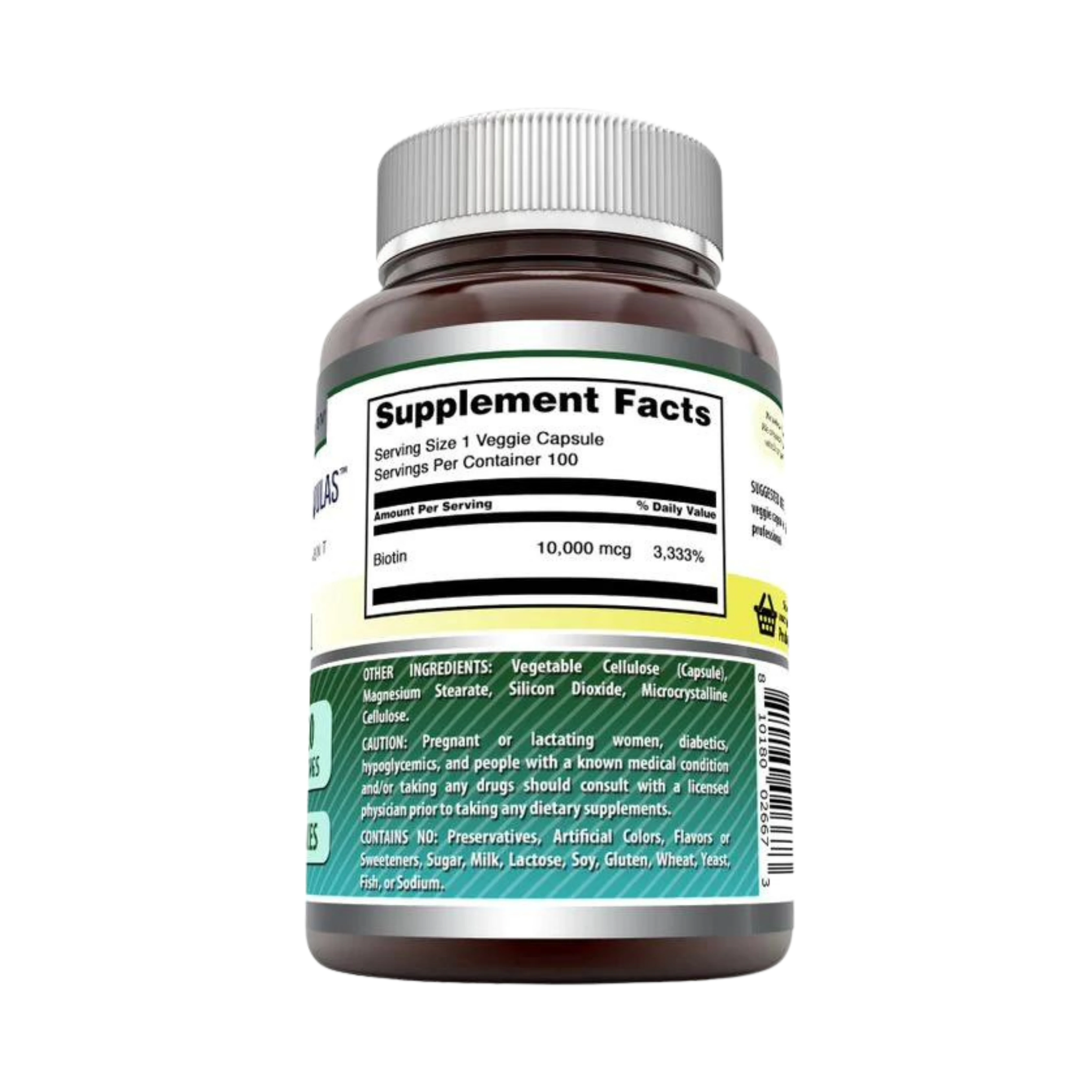 Amazing Formulas, Biotin Supplement, 10,000 mcg, 100 Capsules