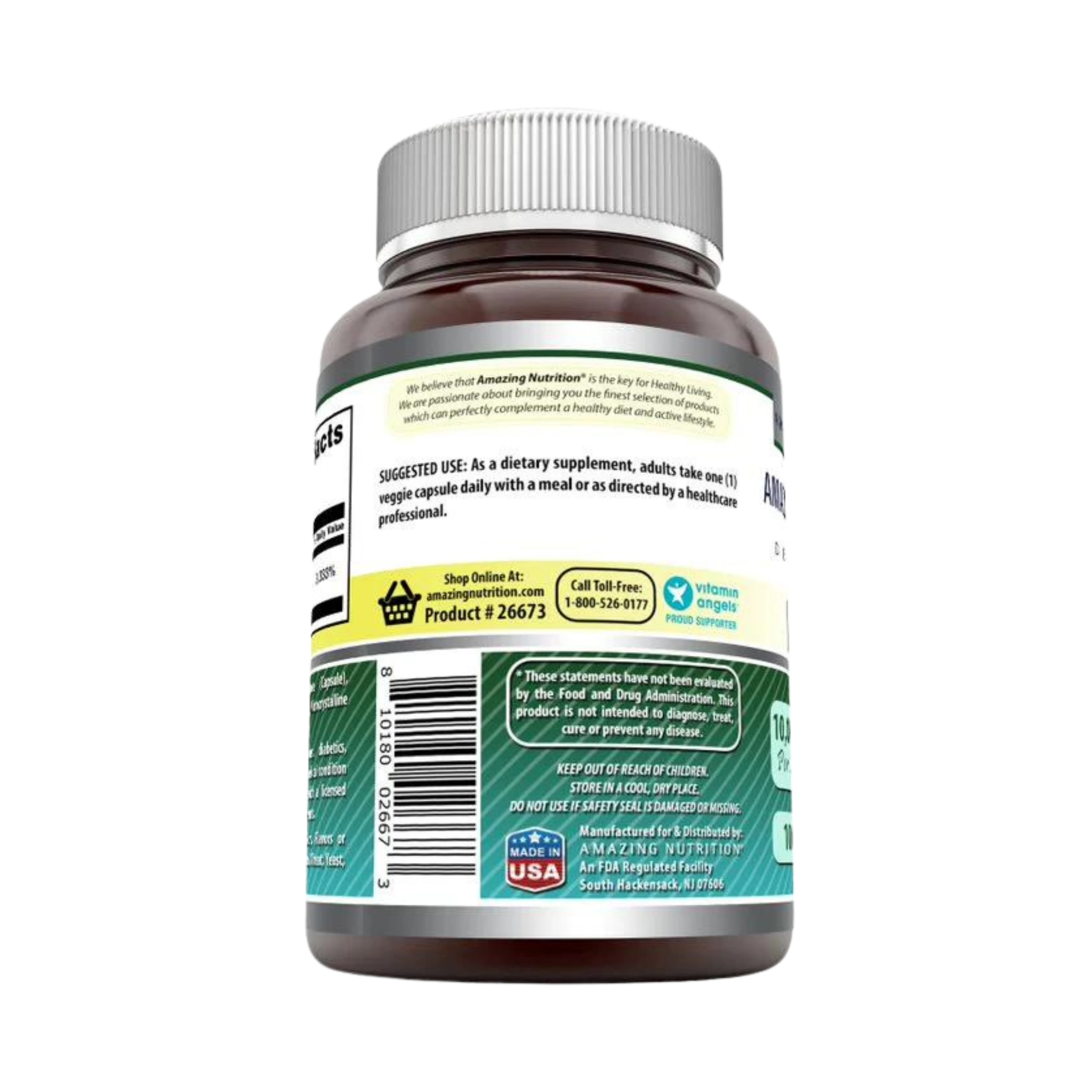 Amazing Formulas, Biotin Supplement, 10,000 mcg, 100 Capsules
