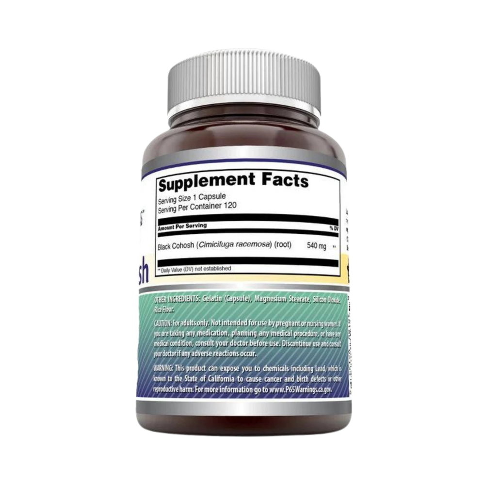 Amazing Formulas, Black Cohosh, 540 Mg, 120 Capsules