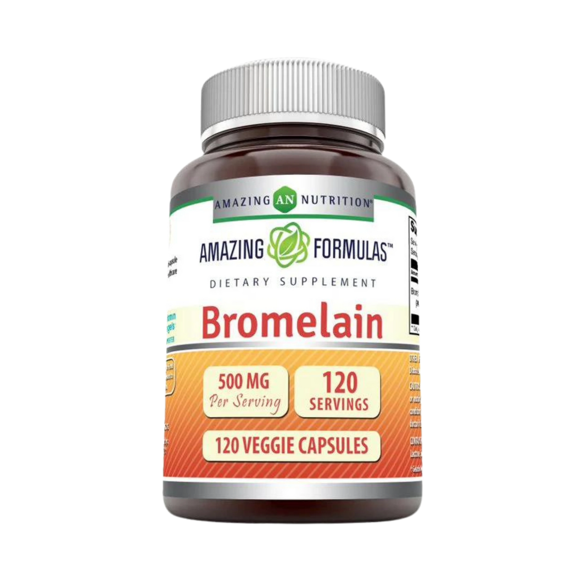 Amazing Formulas, Bromelain 2400 GDU, 500 Mg, 120 Veggie Capsules
