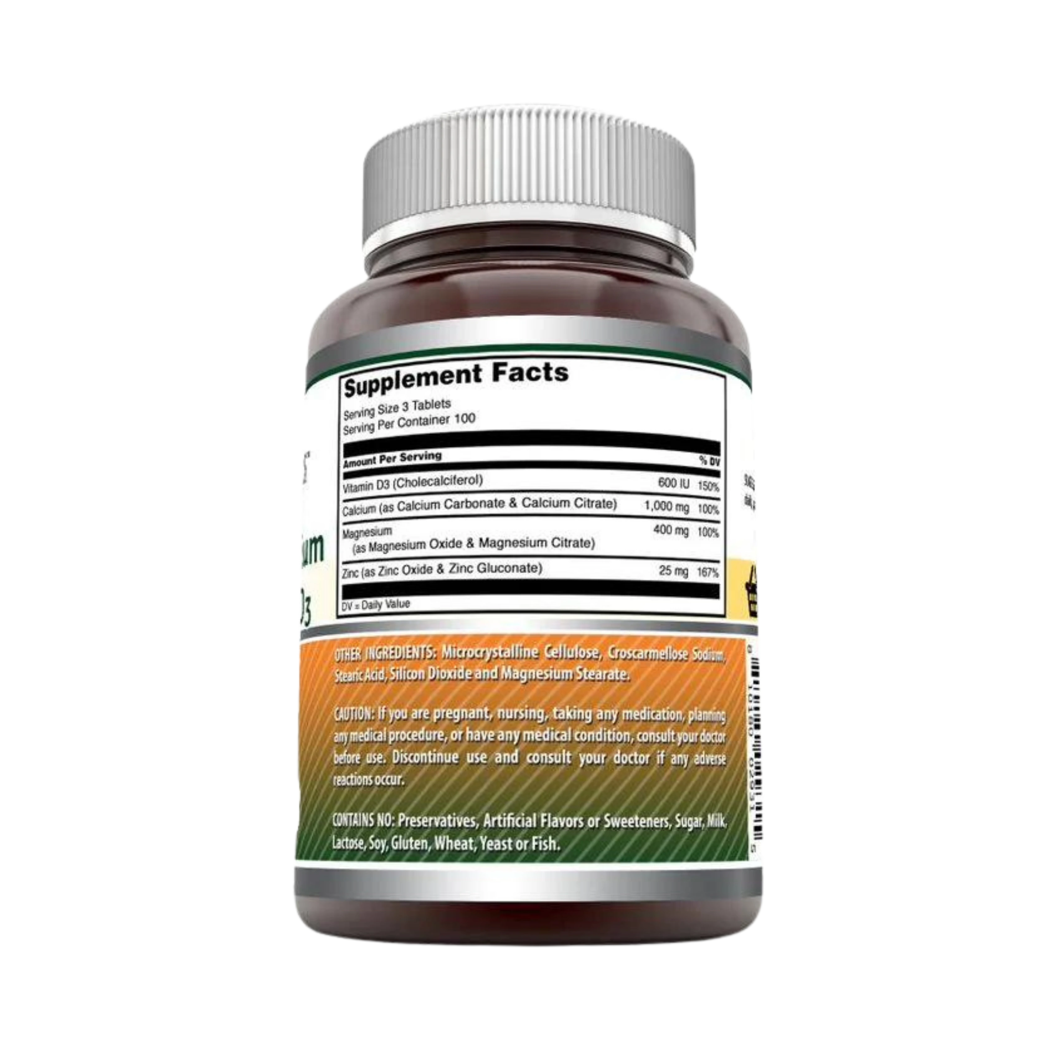Amazing Formulas, Calcium Magnesium Zinc + D3, 300 Tablets