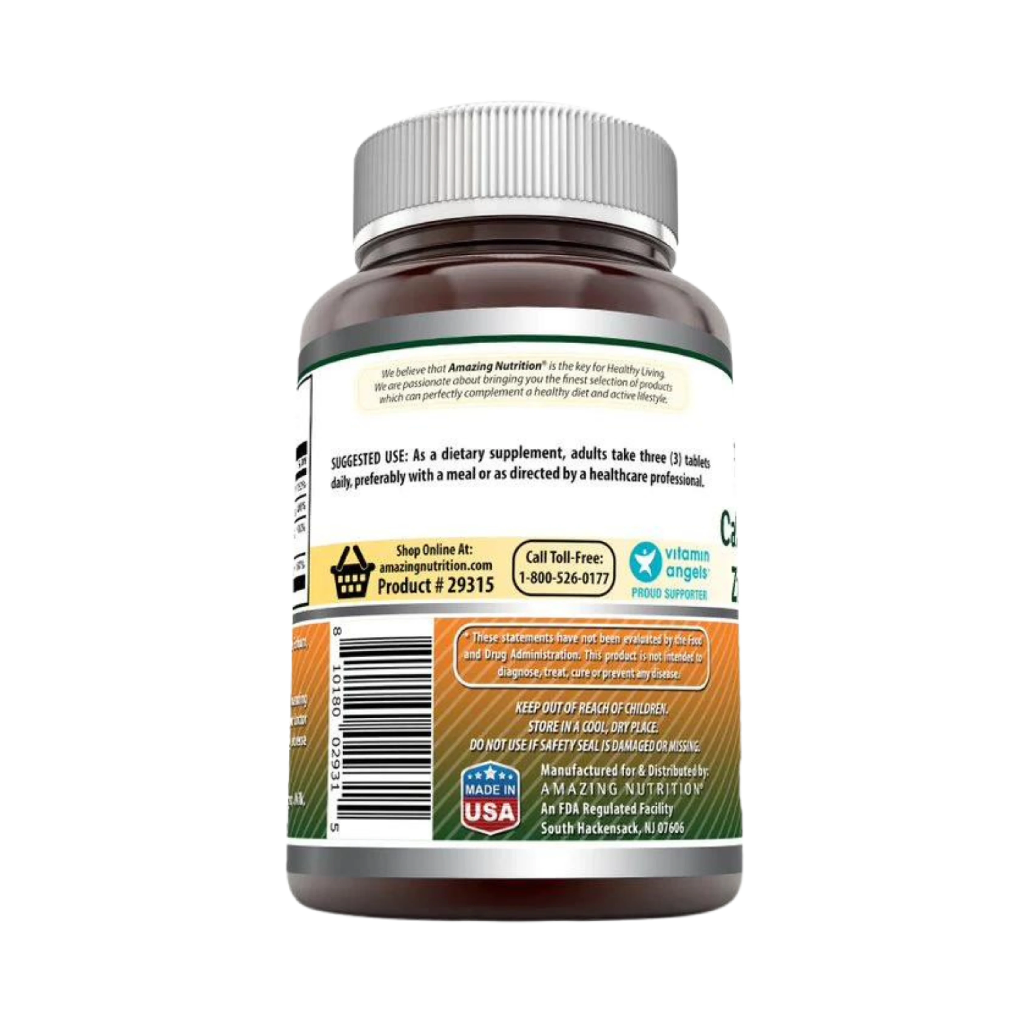 Amazing Formulas, Calcium Magnesium Zinc + D3, 300 Tablets