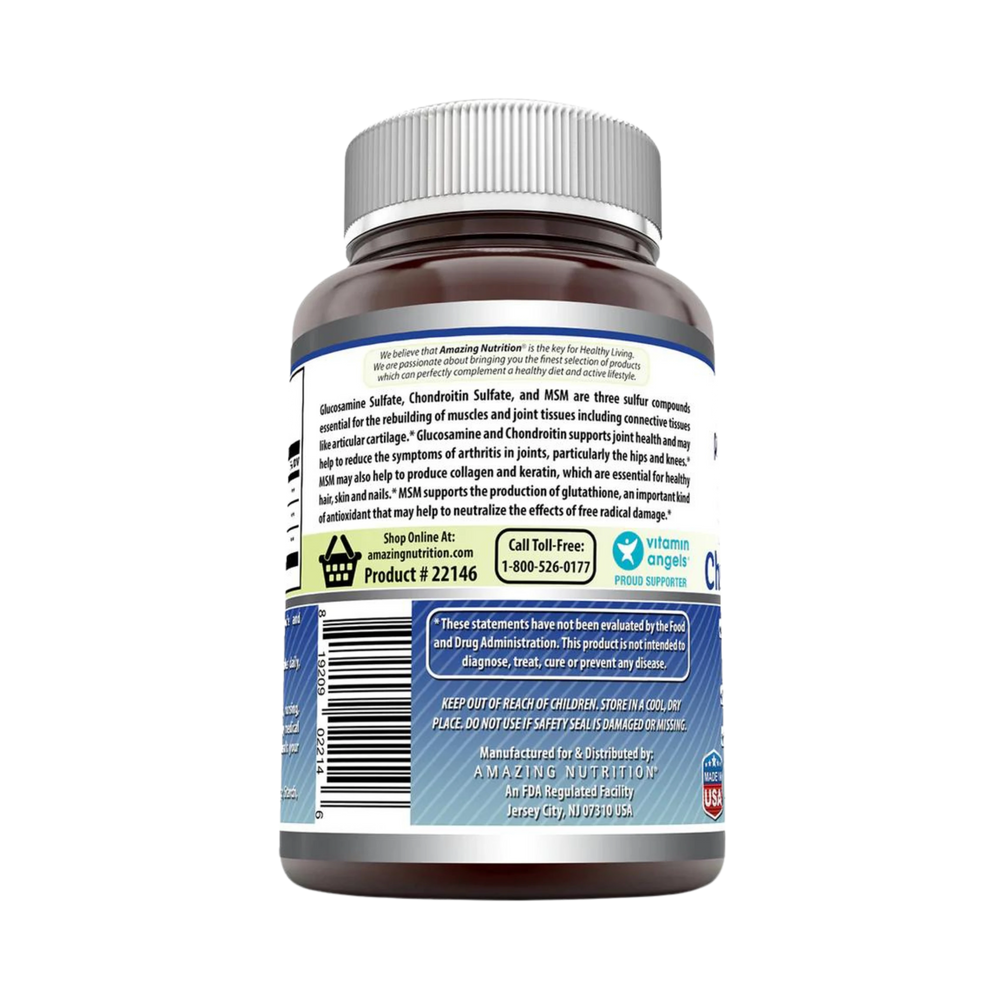 Amazing Formulas, Glucosamine Chondroitin & MSM, 120 Capsules