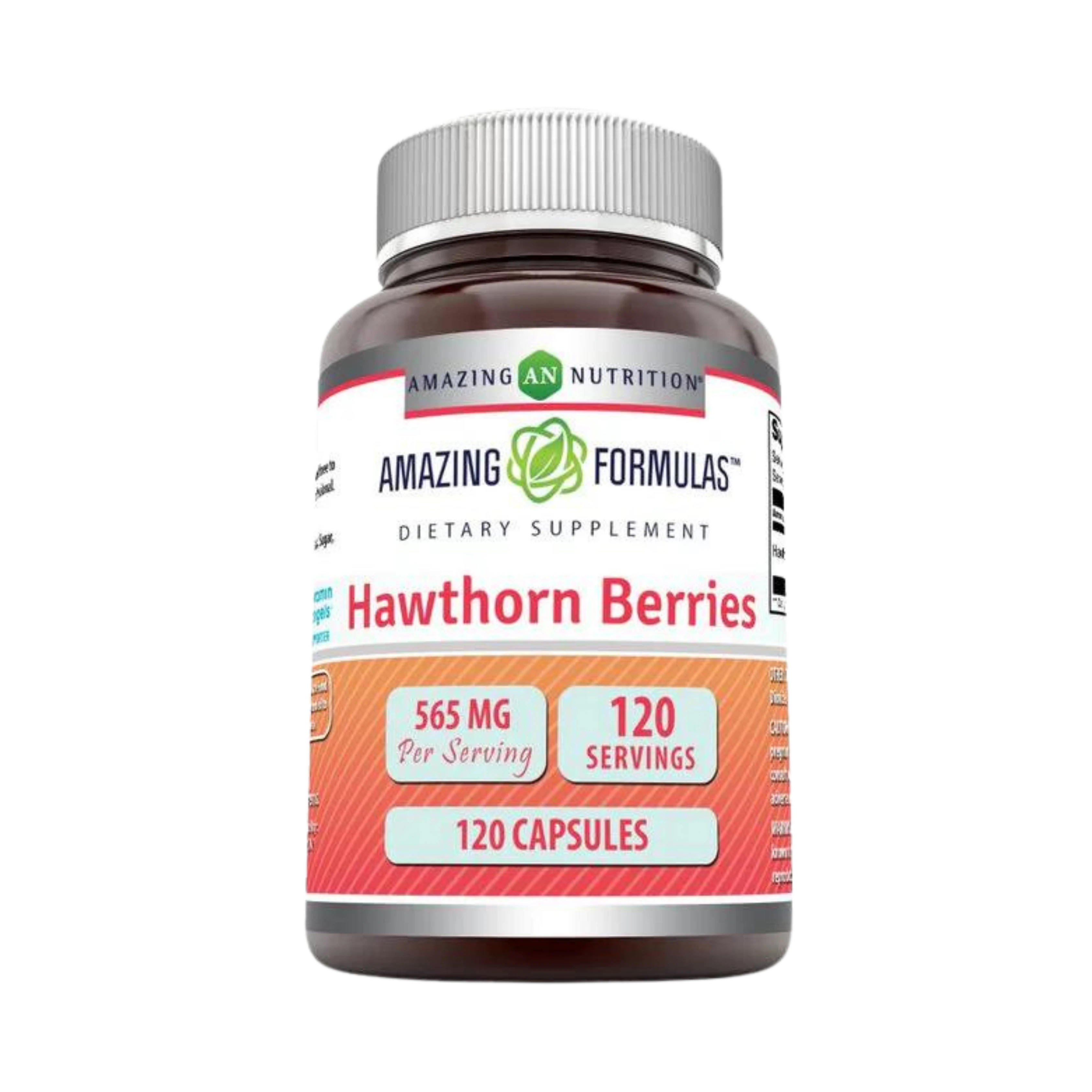 Amazing Formulas, Hawthorn Berries, 565mg, 120 Capsules