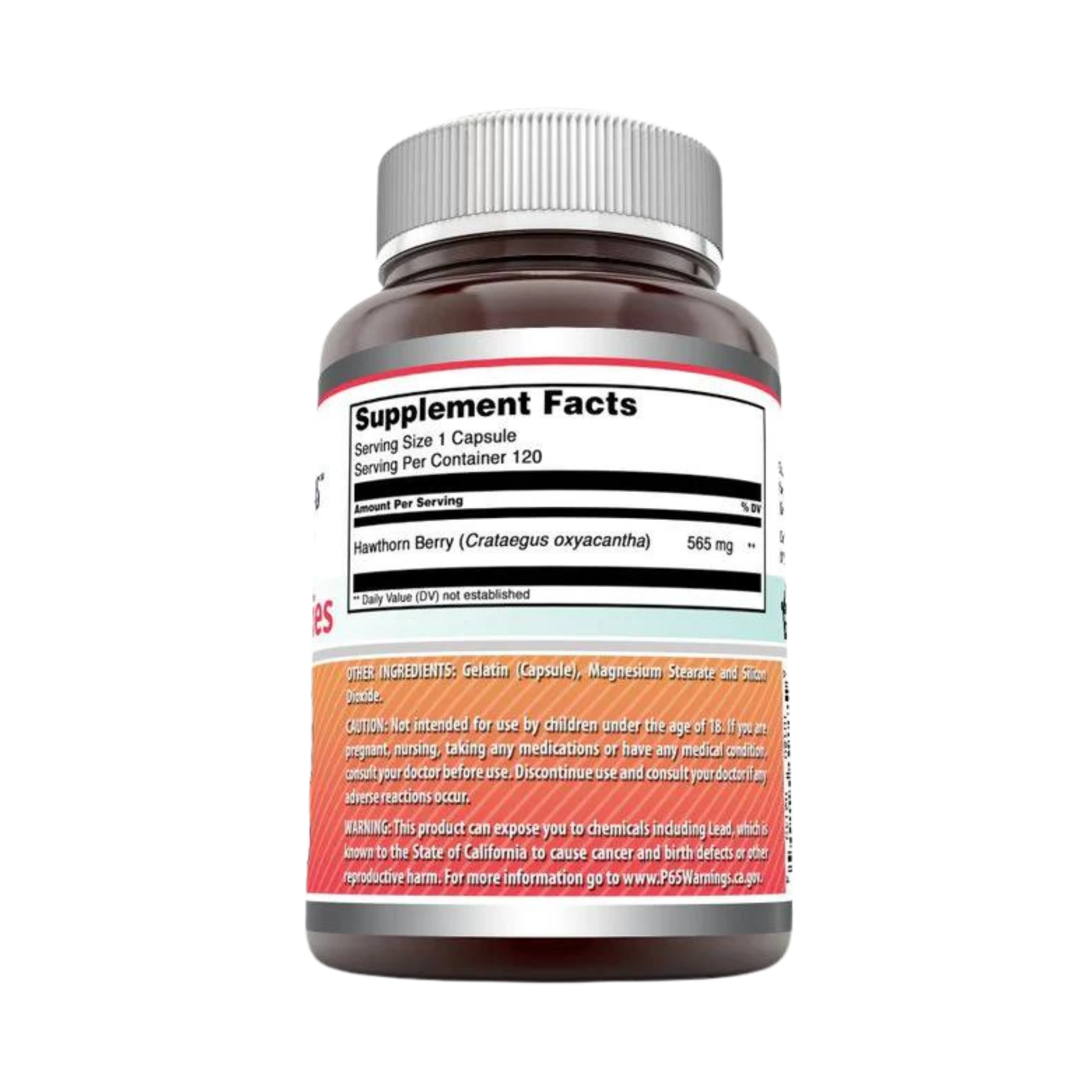 Amazing Formulas, Hawthorn Berries, 565mg, 120 Capsules