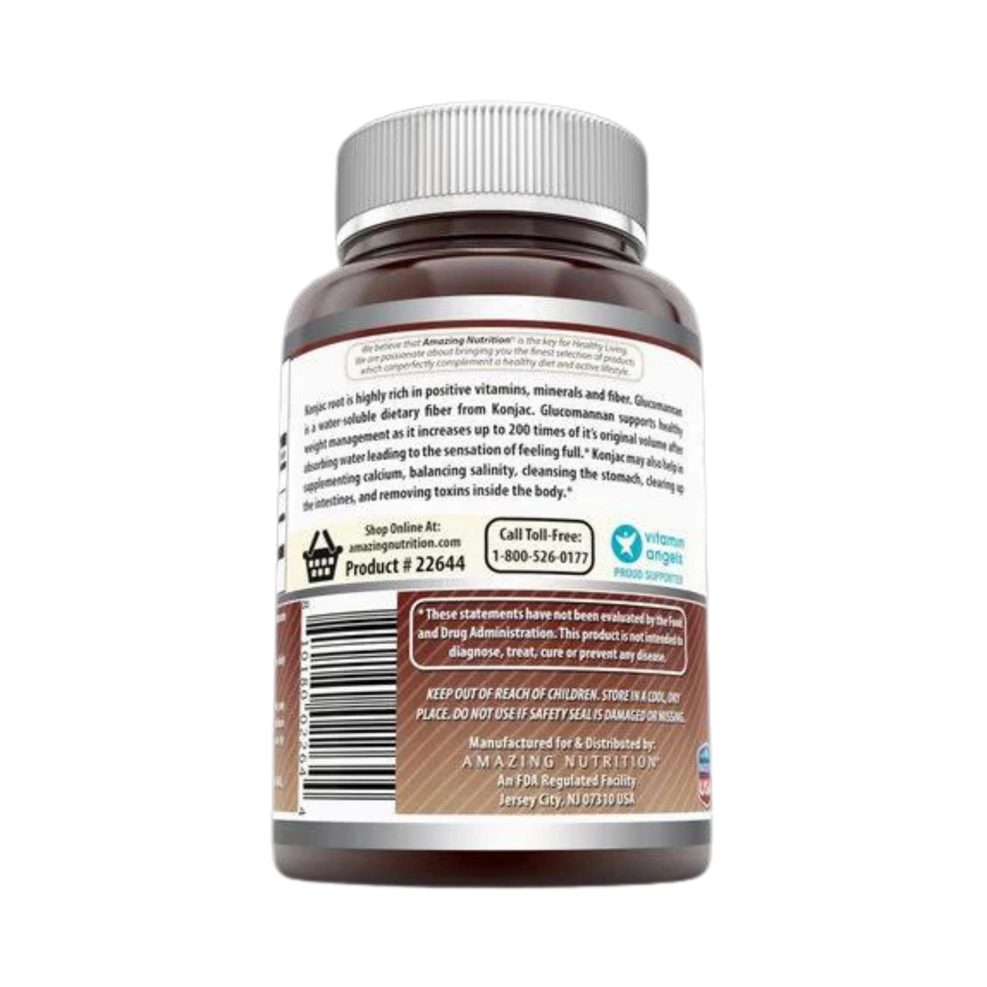 Amazing Formulas, Konjac Root, 2000 mg, 120 Veggie Capsules