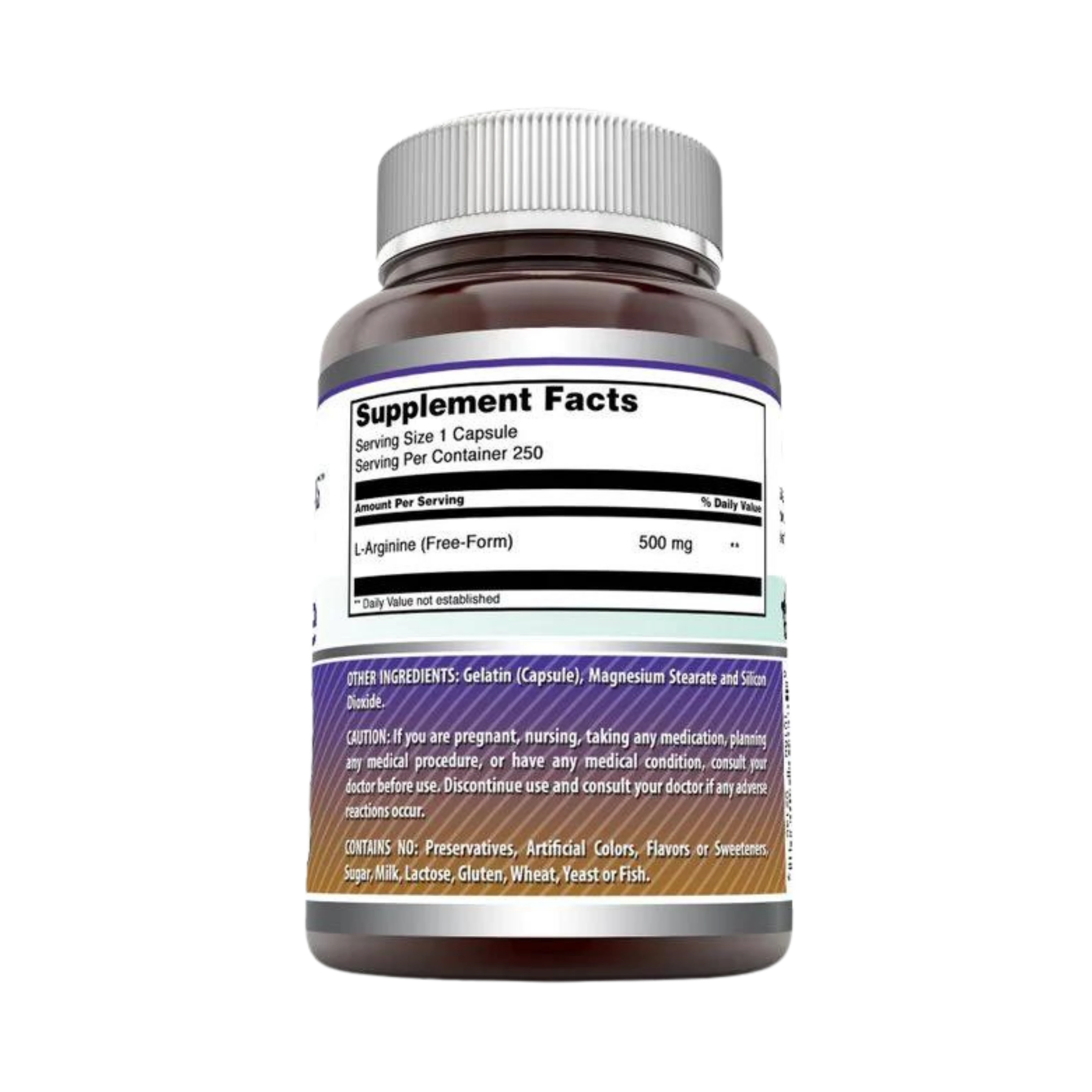 Amazing Formulas, L-Arginine, 500 Mg, 250 Capsules