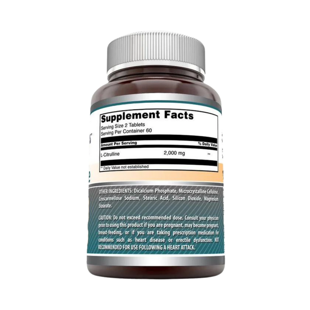 Amazing Formulas, L-Citrulline, 2000 Mg, 120 Tablets