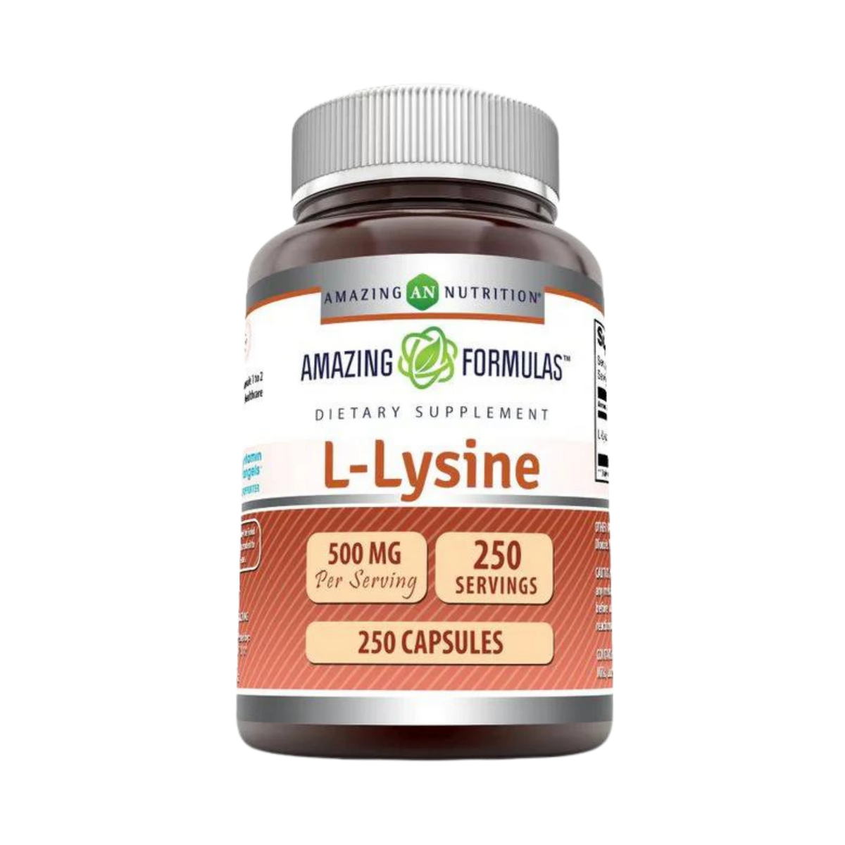 Amazing Formulas, L-Lysine, 500 Mg, 250 Caspules