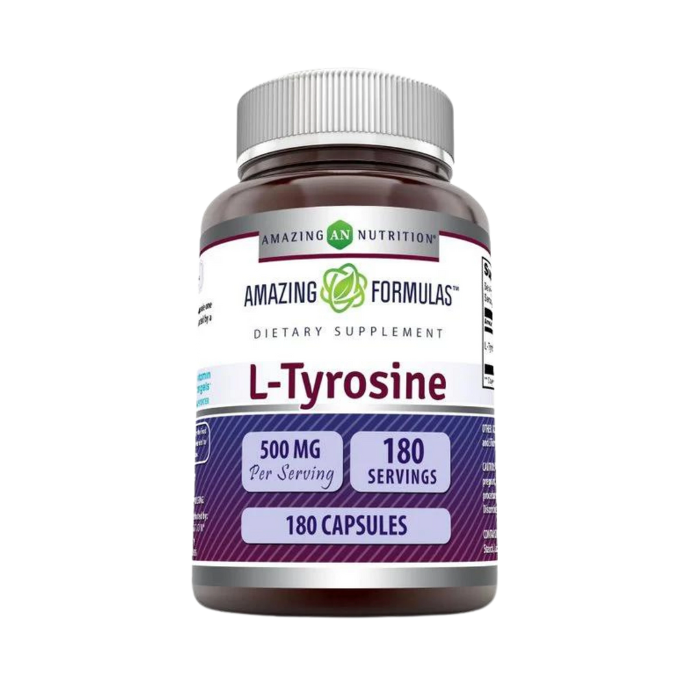 Amazing Formulas, L-Tyrosine, 500 Mg, 180 Capsules