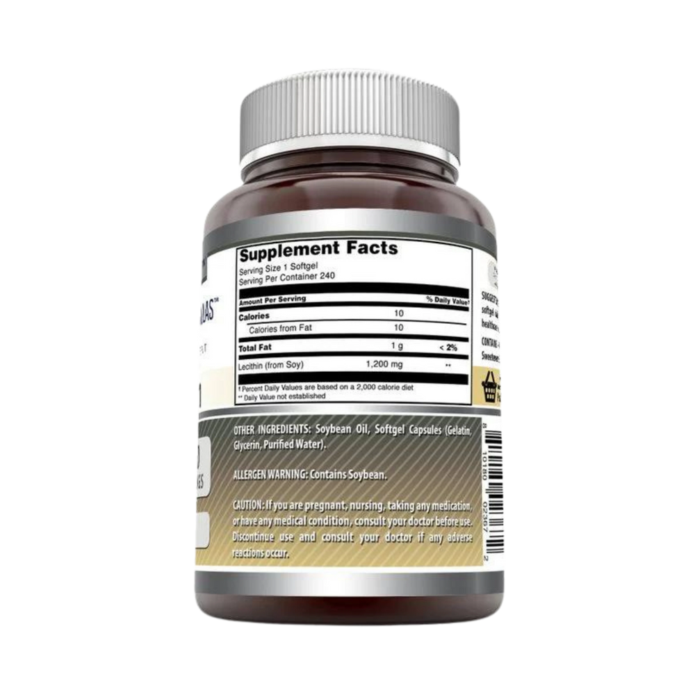 Amazing Formulas, Lecithin, 1200 mg, 240 Softgels
