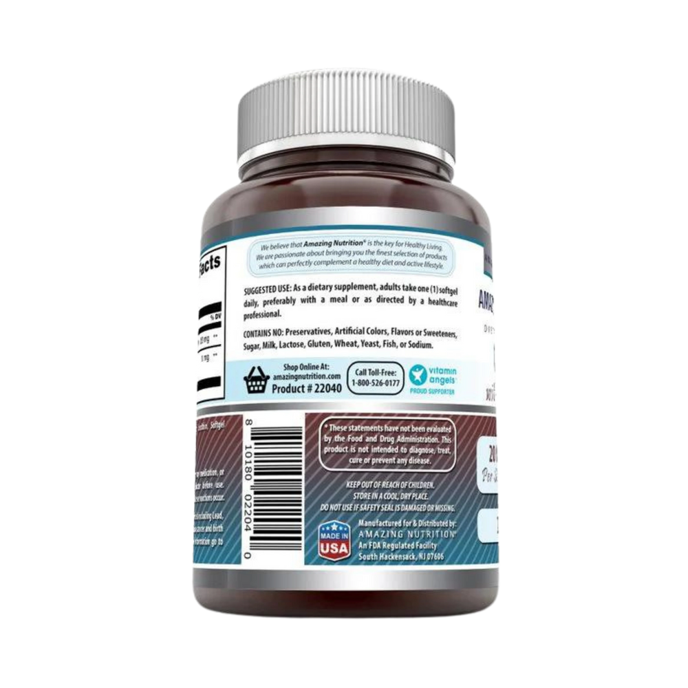 Amazing Formulas, Lutein 20 mg with Zeaxanthin 800 mcg, 240 Softgels