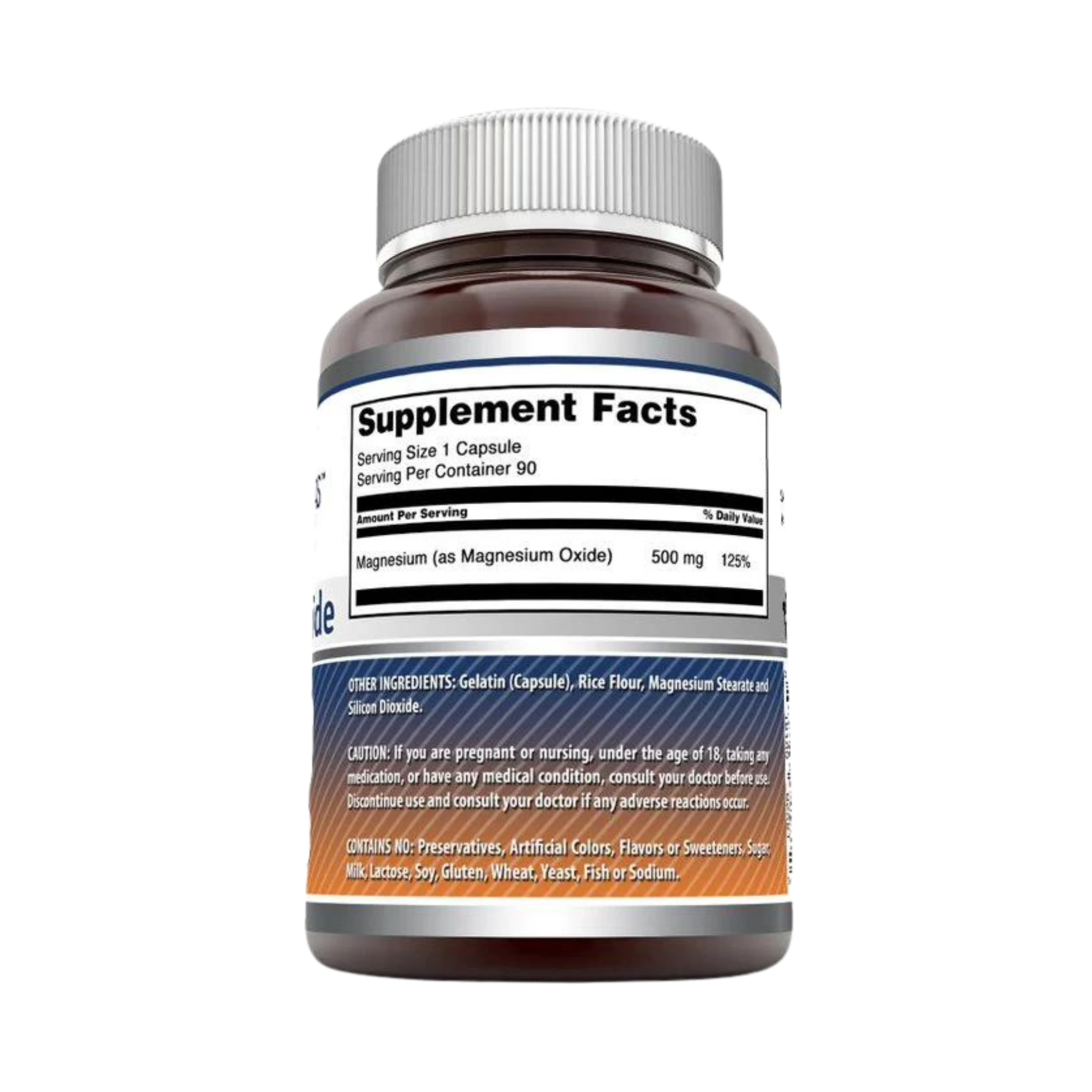 Amazing Formulas, Magnesium Oxide, 500 Mg, 90 Capsules