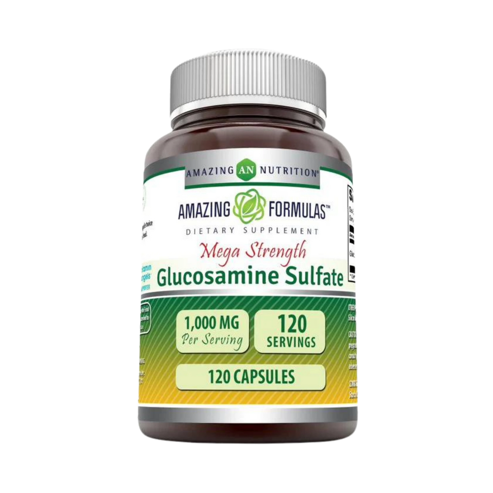 Amazing Formulas, Mega Strength Glucosamine Sulfate, 1000 Mg, 120 Capsules