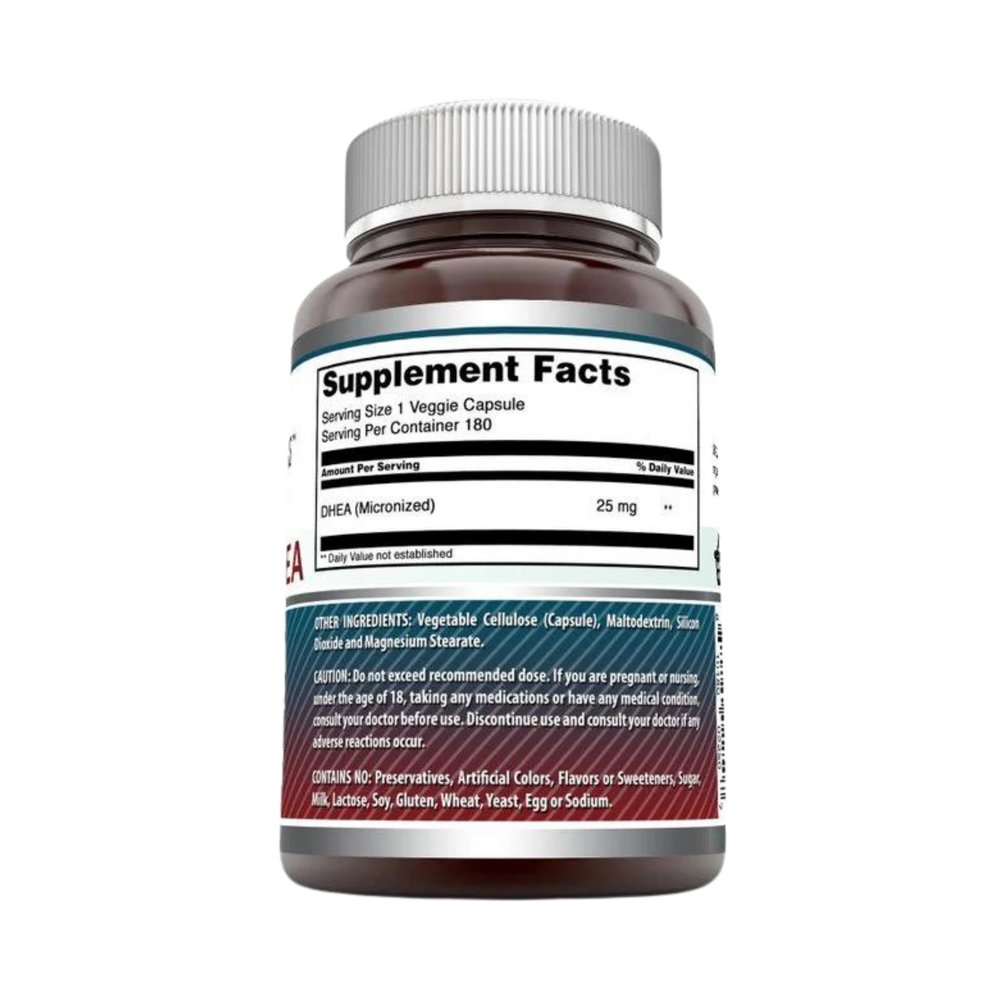 Amazing Formulas, Micronized DHEA, 25mg, 180 Capsules
