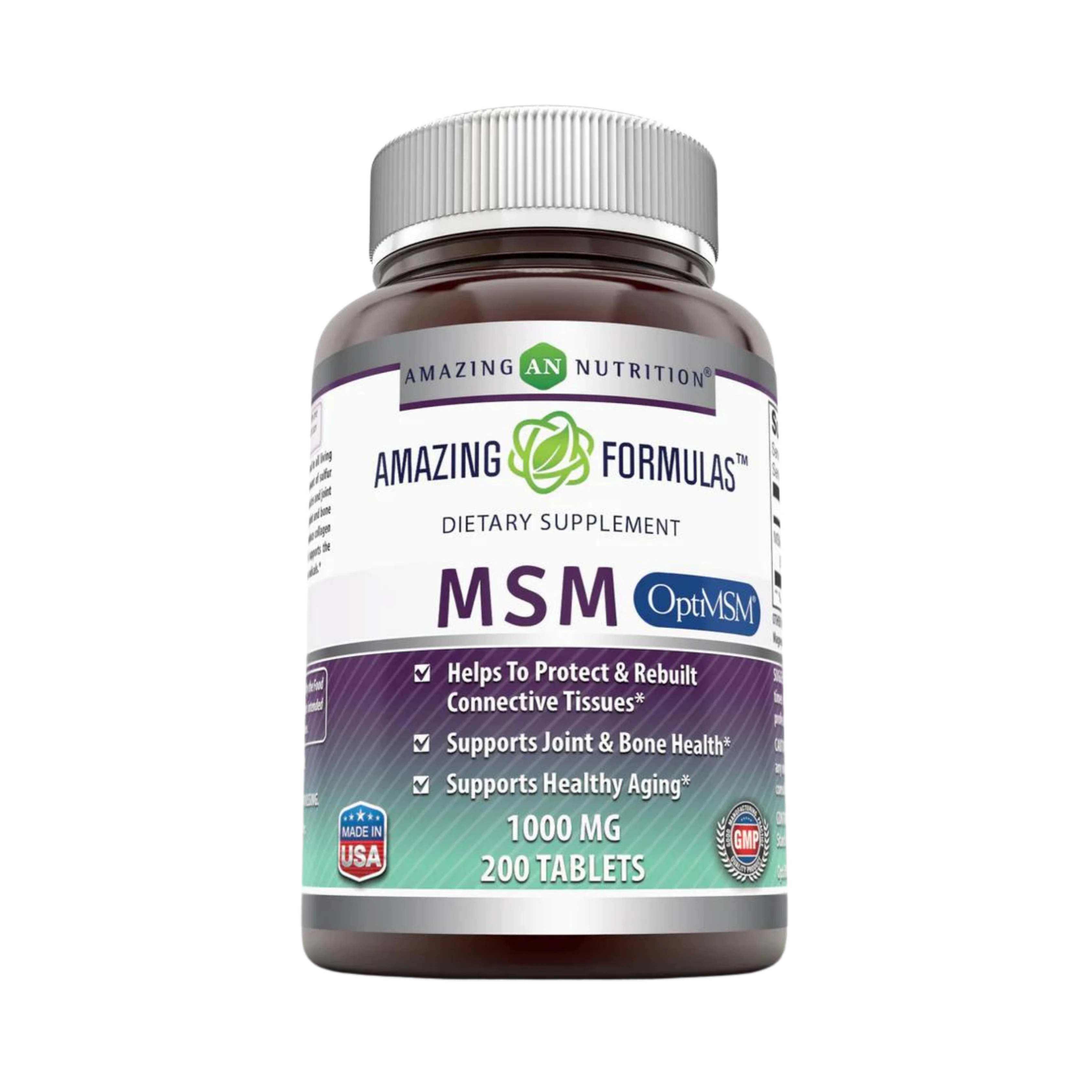 Amazing Formulas, Opti MSM, 1000 Mg, 200 Tablets