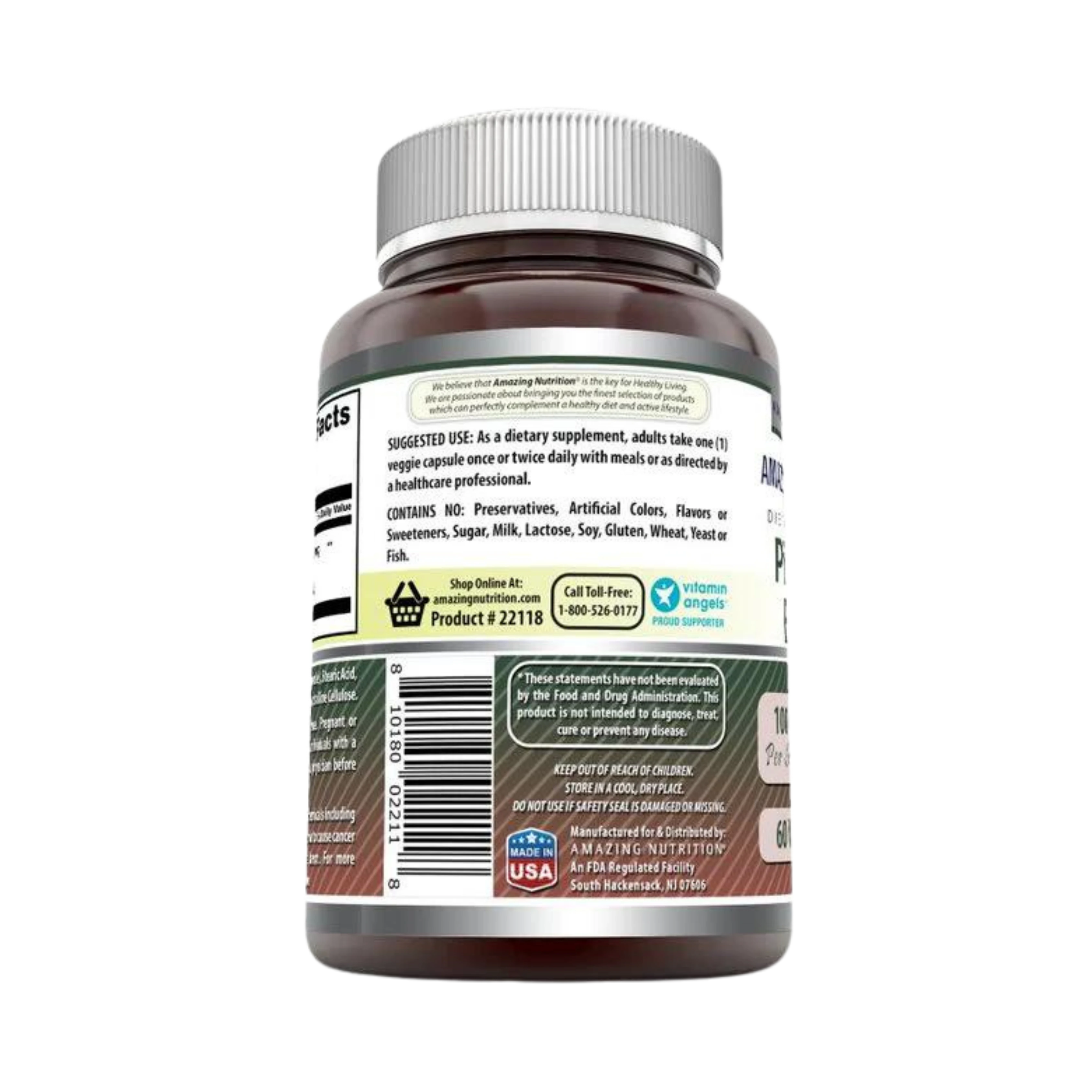 Amazing Formulas, Pine Bark Extract, 100 Mg, 60 Veggie Capsules