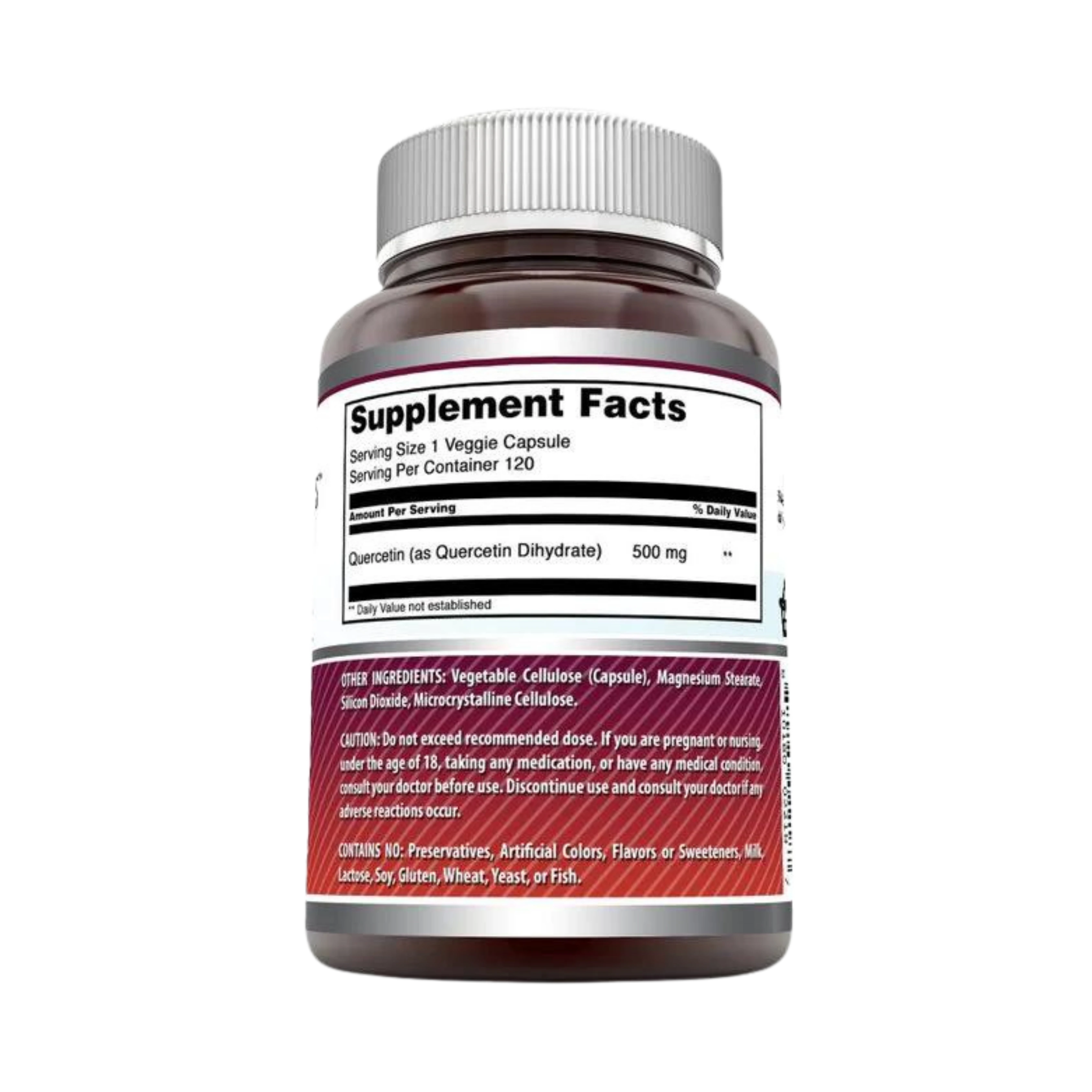 Amazing Formulas, Quercetin, 500 Mg, 120 Veggie Capsules