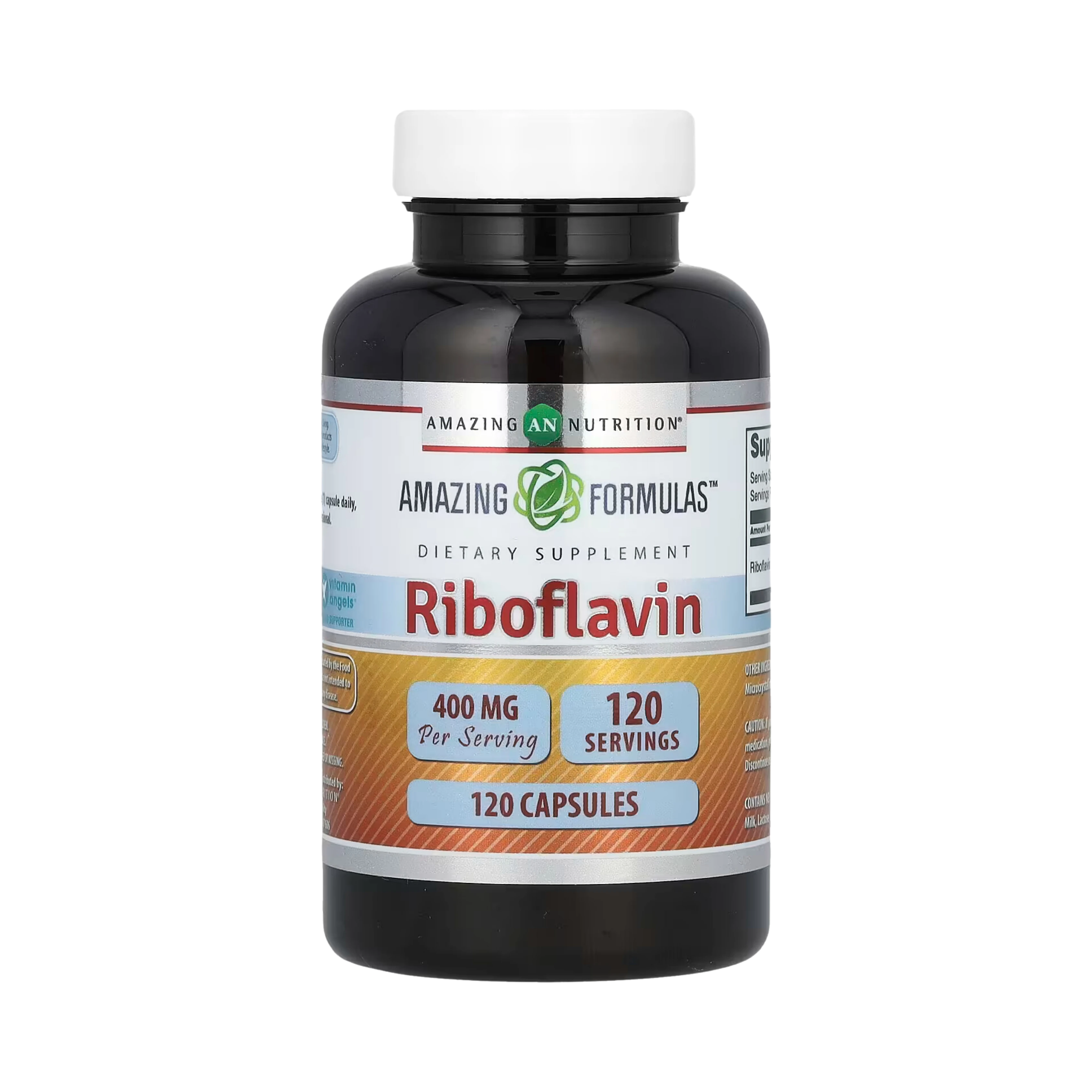Amazing Formulas, Riboflavin, 400 MG, 120 Capsules