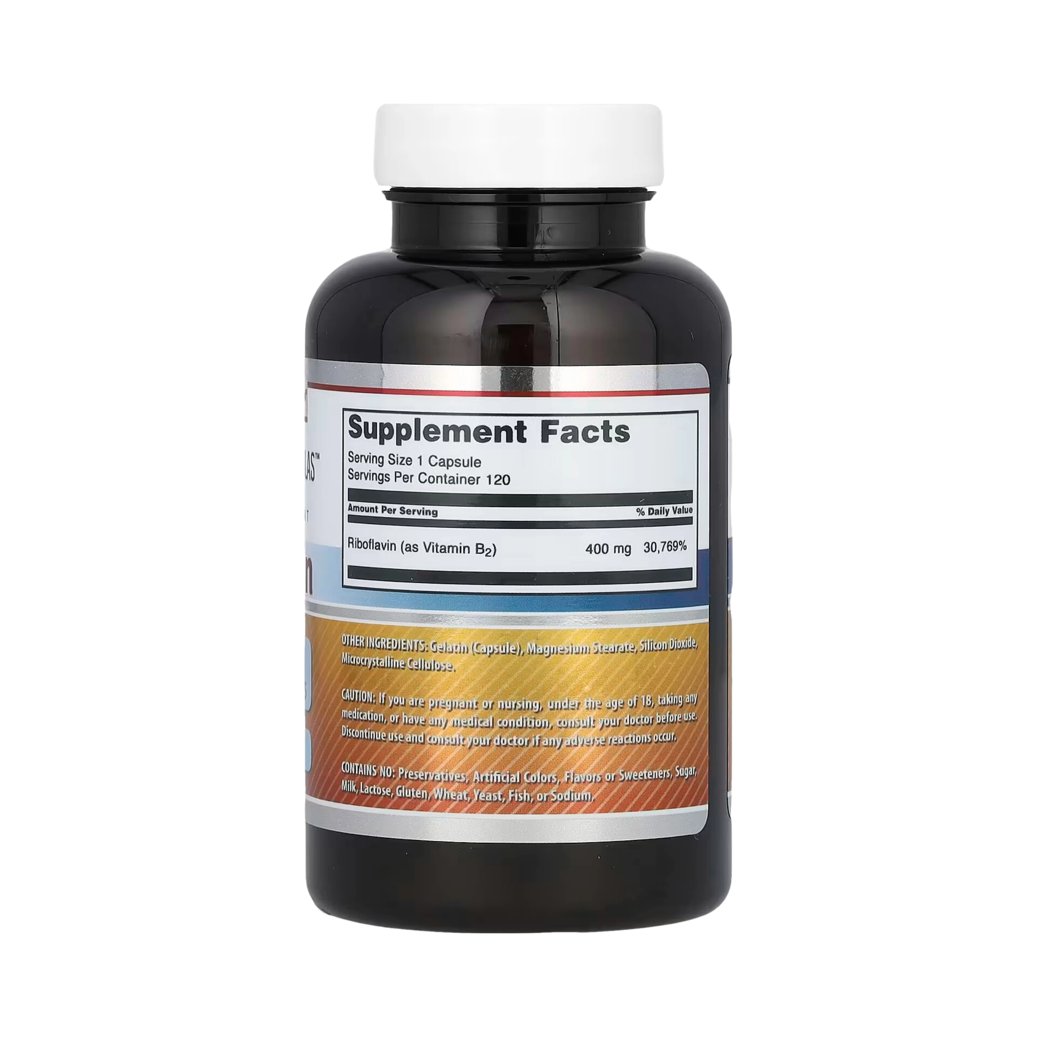 Amazing Formulas, Riboflavin, 400 MG, 120 Capsules