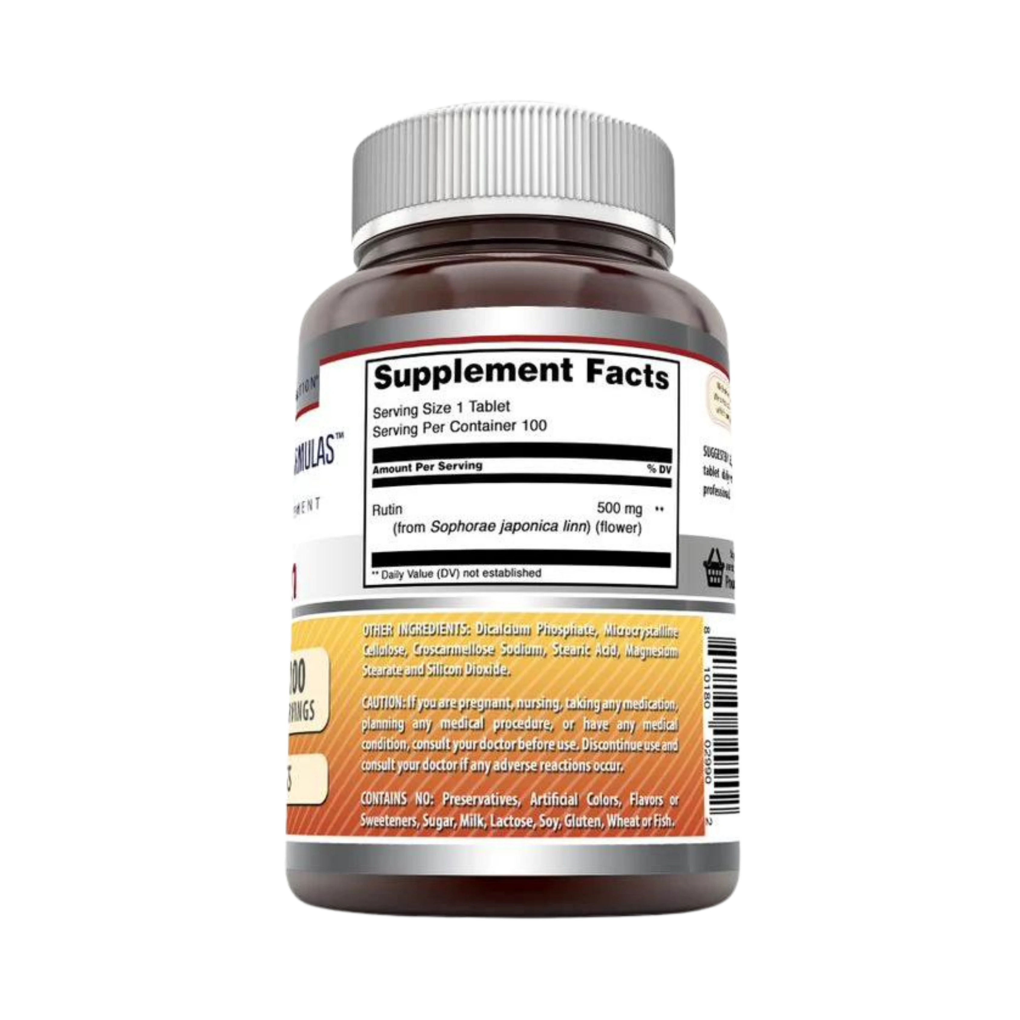 Amazing Formulas, Rutin, 500 Mg, 100 Tablets