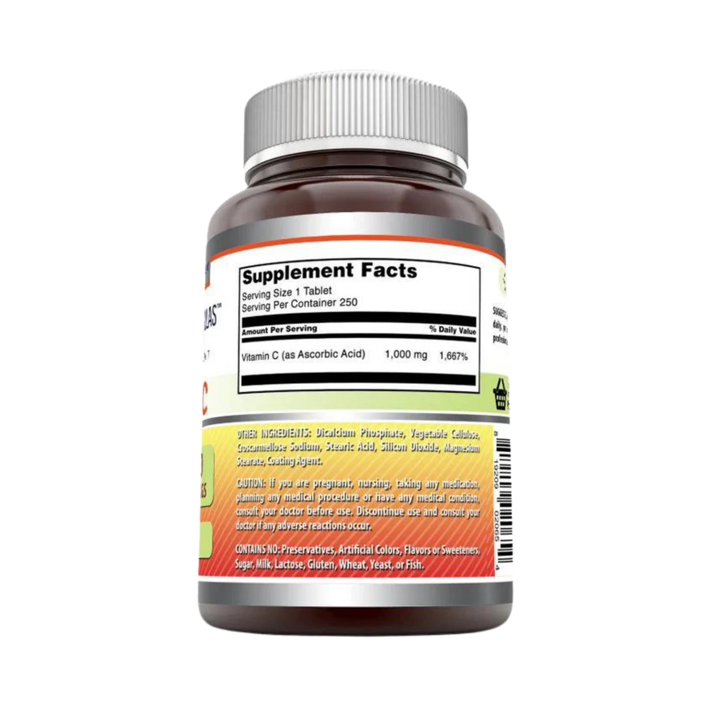 Amazing Formulas, Vitamin C, 1000 Mg, 250 Tablets