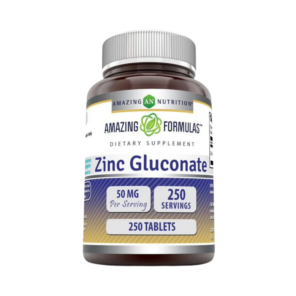 Amazing Formulas, Zinc Gluconate, 50 Mg, 250 Tablets